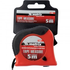 Рулетка Double fixation5 м х 19 мм обрезиненный корпус двойная Matrix,31056 Рулетка Double fixation5 м х 19 мм обрезиненный корпус двойная Matrix,31056 - фото 3