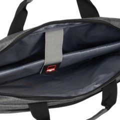 Сумка для ноутбука BigTech Special 15.6 LB-BT-02BKGR, черно-серый - фото 7