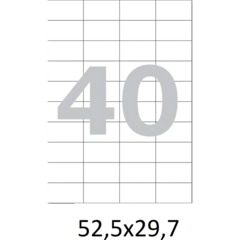 Этикетки самоклеящиеся Promega Label BASIC  52,5x29,7  40 шт./л 100л/уп