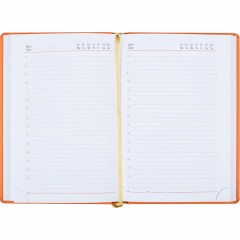 Ежедневник недатированный оранжевый,А5,143х210мм,176л,ATTACHE Сиам - фото 3