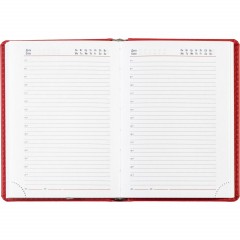 Ежедневник недатированный красный,А6,110х155мм,176л,ATTACHE Сиам - фото 16