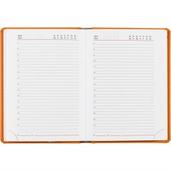 Ежедневник недатированный оранжевый,А6,110х155мм,176л,ATTACHE Сиам - фото 16