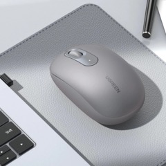 Мышь компьютерная UGREEN беспроводная MU105 (90669) 2.4G Цвет: лунный серый - фото 4