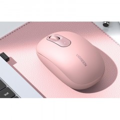 Мышь компьютерная UGREEN беспроводная MU105(90686) 2.4G Цв: вишнево-розовый Мышь компьютерная UGREEN беспроводная MU105(90686) 2.4G Цв: вишнево-розовый - фото 4