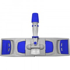 Держатель МОПа универс/зажимы, пластик LuscanProf  40х11см, серый/синий - фото 2