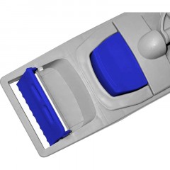 Держатель МОПа универс/зажимы, пластик LuscanProf  40х11см, серый/синий - фото 3