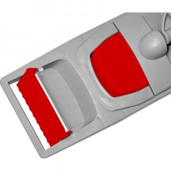 Держатель МОПа универс/зажимы, пластик LuscanProf  40х11см, серый/красный - фото 3