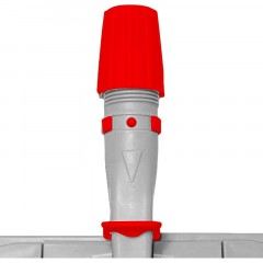 Держатель МОПа универс/зажимы, пластик LuscanProf  40х11см, серый/красный - фото 5