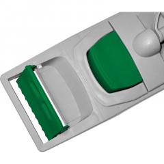 Держатель МОПа универс/зажимы, пластик LuscanProf  50х11см, серый/зеленый - фото 3