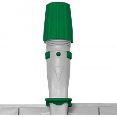 Держатель МОПа универс/зажимы, пластик LuscanProf  50х11см, серый/зеленый - фото 5