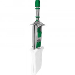 Держатель МОПа универс/зажимы, пластик LuscanProf  50х11см, серый/зеленый - фото 6