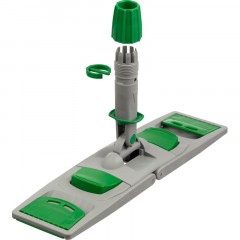 Держатель МОПа универс/зажимы, пластик LuscanProf  50х11см, серый/зеленый - фото 8