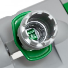 Держатель МОПа универс/зажимы, пластик LuscanProf  50х11см, серый/зеленый - фото 10