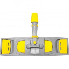 Держатель МОПа универс/зажимы, пластик LuscanProf  50х11см, серый/желтый - фото 2