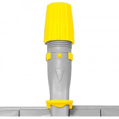 Держатель МОПа универс/зажимы, пластик LuscanProf  50х11см, серый/желтый - фото 5