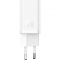 Зарядное устройство сетевое Baseus GaN5 Pro USB-C+C 40W белый Зарядное устройство сетевое Baseus GaN5 Pro USB-C+C 40W белый - фото 5