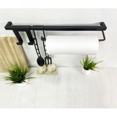 Держатель РЭ_бумажного полотенца RAPIDO RP-101B, черный (701034) - фото 8