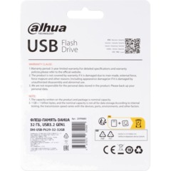 Флеш-память Dahua 32 ГБ, USB3.2 Gen1 DHI-USB-P629-32-32GB - фото 4