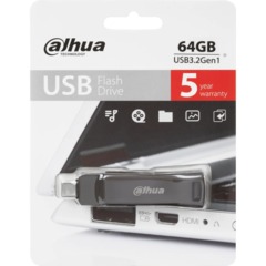 Флеш-память Dahua 64 ГБ, USB3.2 Gen1 Type A и Type C DHI-USB-P629-32-64GB - фото 3
