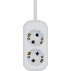 Удлинитель PROGIX US2GXW3 2р/3м белый, 3х0,75мм, 10А/2200Вт - фото 2