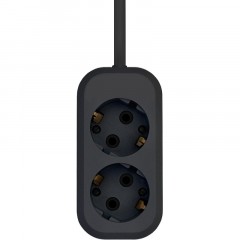 Удлинитель PROGIX US2GXB3 2р/3м черный, 3х0,75мм, 10А/2200Вт - фото 2
