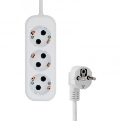 Удлинитель PROGIX US3GXW2 3р/2м белый, 3х0,75мм, 10А/2200Вт Удлинитель PROGIX US3GXW2 3р/2м белый, 3х0,75мм, 10А/2200Вт - фото 3