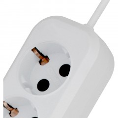 Удлинитель PROGIX US3GXW2 3р/2м белый, 3х0,75мм, 10А/2200Вт Удлинитель PROGIX US3GXW2 3р/2м белый, 3х0,75мм, 10А/2200Вт - фото 4