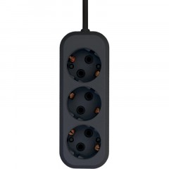Удлинитель PROGIX US3GXB5 3р/5м черный, 3х0,75мм, 10А/2200Вт Удлинитель PROGIX US3GXB5 3р/5м черный, 3х0,75мм, 10А/2200Вт - фото 2
