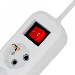 Сетевой фильтр PROGIX SF4PW7 4р/7м белый, 3х0,75мм, 10А/2000Вт - фото 4