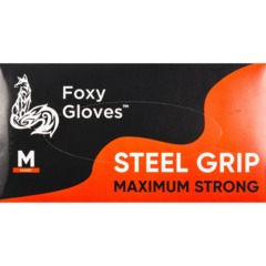 Перчатки одноразовые нитрил Steel Grip цв.оранжевый (50 пар/уп)р.М,ПС - фото 9
