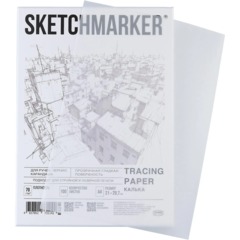Калька Sketchmarker 70г А4 21х29,7см 100л/уп, в коробке SM17118 - фото 2