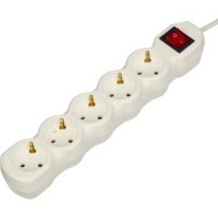 Сетевой фильтр BigTech ST516-3-W(5р/3м/16А/3,5кВт/3х1 мм2/белый) - фото 4