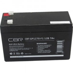 Батарея для ИБП CBR 12В/7Ач, клеммы F1(CBT-GP1270-F1) - фото 3