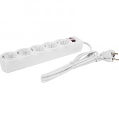 Сетевой фильтр CBR CSF 2505-3.0 White PC, 5р/3м, цвет белый (пакет) - фото 2
