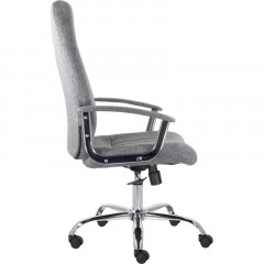 Кресло UP_EChair СН-277 Бостон В Айс хром Moderno 02 (серый) Кресло UP_EChair СН-277 Бостон В Айс хром Moderno 02 (серый) - фото 3