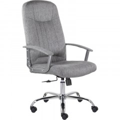 Кресло UP_EChair СН-277 Бостон В Айс хром Moderno 02 (серый) Кресло UP_EChair СН-277 Бостон В Айс хром Moderno 02 (серый) - фото 4
