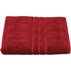 Полотенце махровое Luscan/бордюр 450г/м2, 70х140, бордо