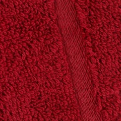 Полотенце махровое Luscan/бордюр 450г/м2, 70х140, бордо - фото 4