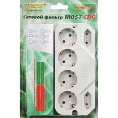 Сетевой фильтр Most СRG 6р/2м белый (коробка) СRG-Б 2М Сетевой фильтр Most СRG 6р/2м белый (коробка) СRG-Б 2М - фото 5