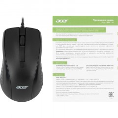 Мышь компьютерная Acer OMW136 черный оптическая (1200dpi) USB ZL.MCEEE.01A Мышь компьютерная Acer OMW136 черный оптическая (1200dpi) USB ZL.MCEEE.01A - фото 8