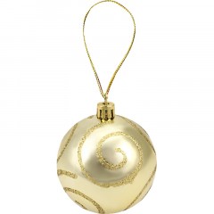Набор шаров елочных Новогоднее украшение Триумф 12шт,7см,золотист НШ-1493 - фото 3