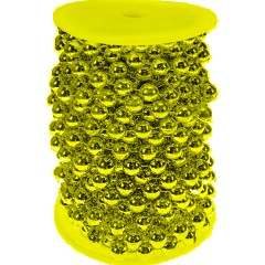 Бусы новогодние на елку серебристые Волшебство 10м,10мм,НУ-3422 - фото 7