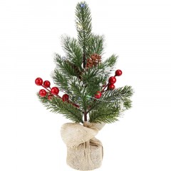 Елка Декоративная с подсветкой Яркие огнина батар(не в компл)25см.НУ-1965