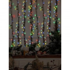 Гирлянда светодиодная НГ 220LEDламп,300x200cм,220B,мультицв,8реж,IP20,92811 - фото 2