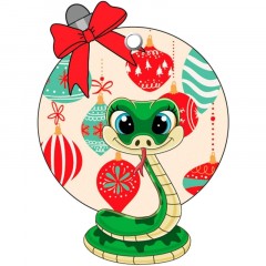 Игрушка НГ подвесная из картона с предсказанием /7,2x10,2x0,2см арт.92088 Игрушка НГ подвесная из картона с предсказанием /7,2x10,2x0,2см арт.92088 - фото 9