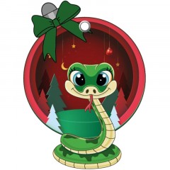 Игрушка НГ подвесная из картона с предсказанием /7,2x10,2x0,2см арт.92088 Игрушка НГ подвесная из картона с предсказанием /7,2x10,2x0,2см арт.92088 - фото 17