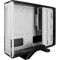 Корпус Desktop ExeGate MI-208 mini-ITX/mATX, без БП, черный(EX268697RUS) - фото 2
