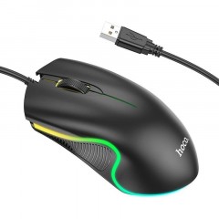 Мышь компьютерная HOCO GM19 Enjoy игров. проводн. с подсветкой черн (84131) Мышь компьютерная HOCO GM19 Enjoy игров. проводн. с подсветкой черн (84131) - фото 2