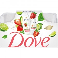 Подарочный набор Dove Клубничный крем,250+50мл жен Подарочный набор Dove Клубничный крем,250+50мл жен - фото 2
