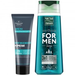 Подарочный набор for men Чистая линия Ежедневный уход,250+80мл муж Подарочный набор for men Чистая линия Ежедневный уход,250+80мл муж - фото 4